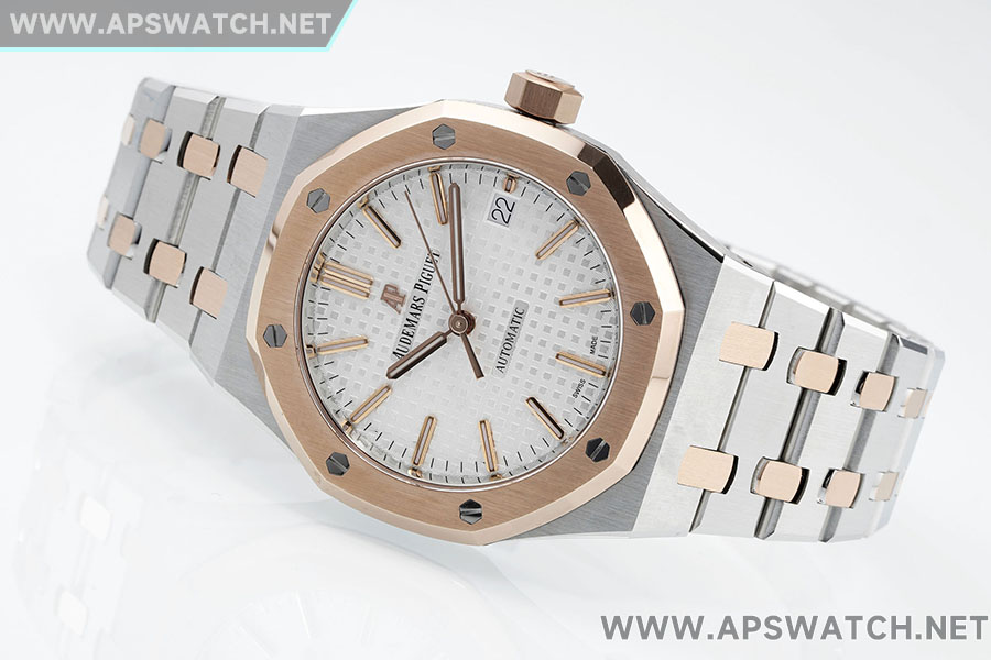 APS厂爱彼皇家橡树系列15450SR.OO.1256SR.01手表 第9张